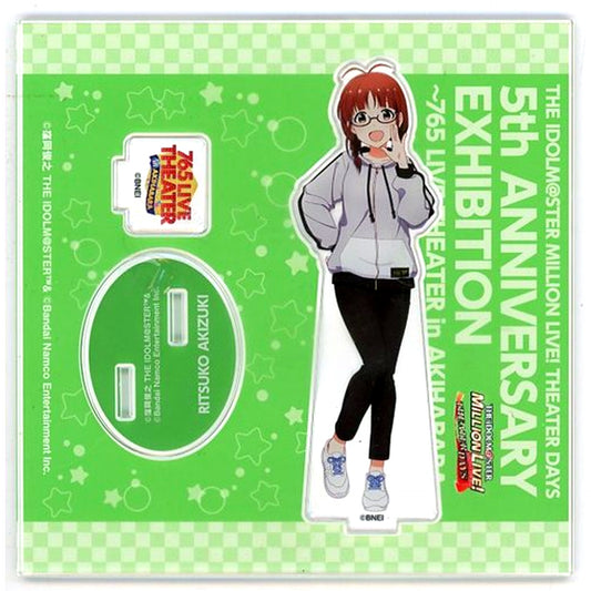 Ritsuko Akizuki Official Acrylic Stand THE IDOLM@STER Million Live! Theater Days 5th Anniversary Exhibition 765 LIVE THEATER in Akihabara [USED]
