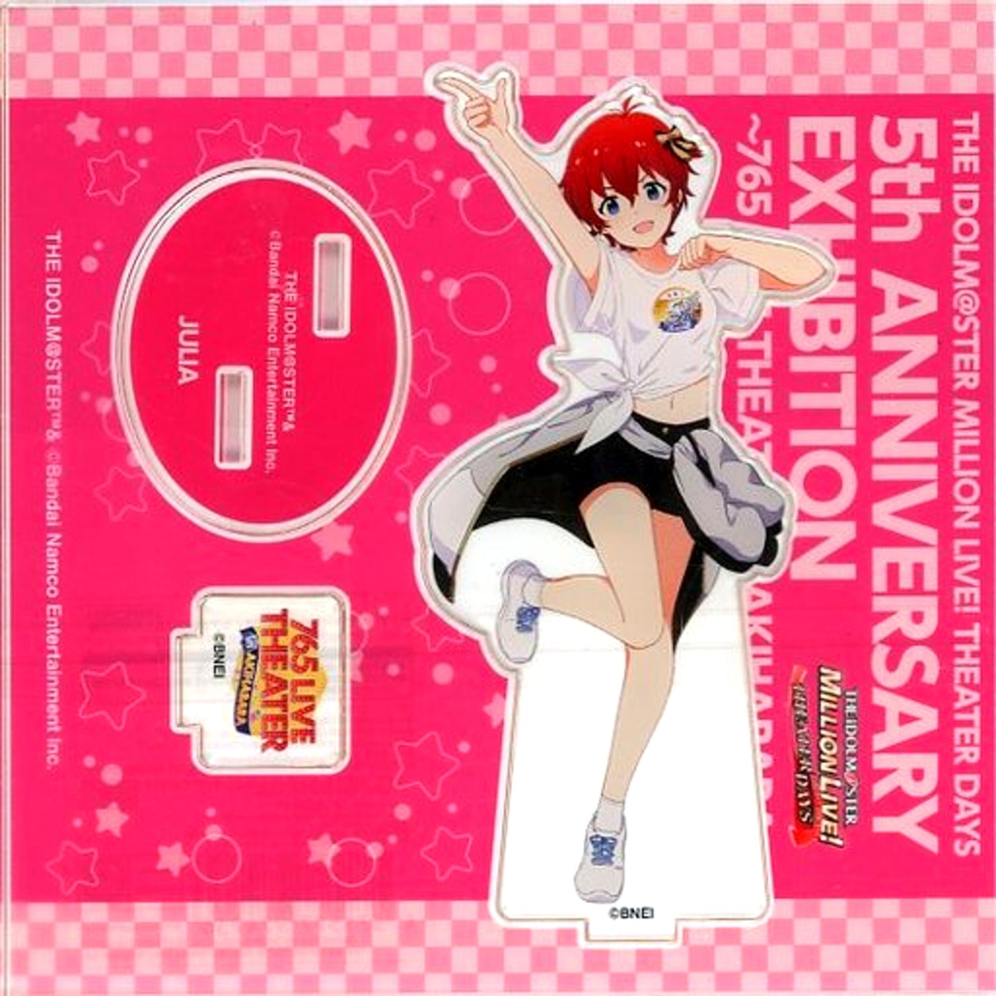 Julia The Idolm@ster Million Live! Theater Days Official Acrylic Stand 5th Anniv Exhibition 765 LIVE THEATER [USED]