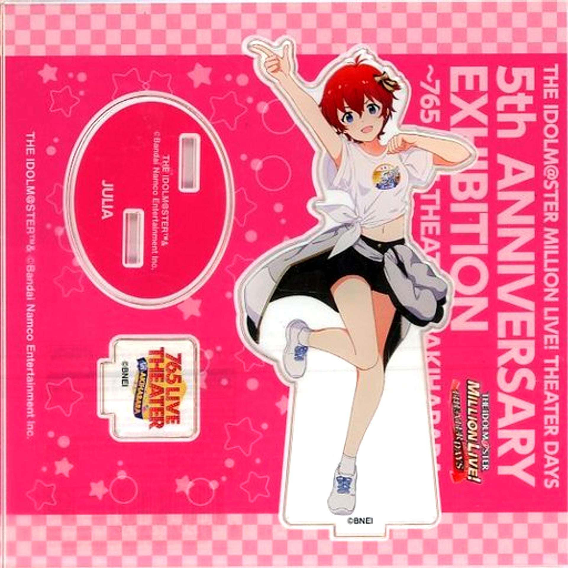 Julia The Idolm@ster Million Live! Theater Days Official Acrylic Stand 5th Anniv Exhibition 765 LIVE THEATER [USED]