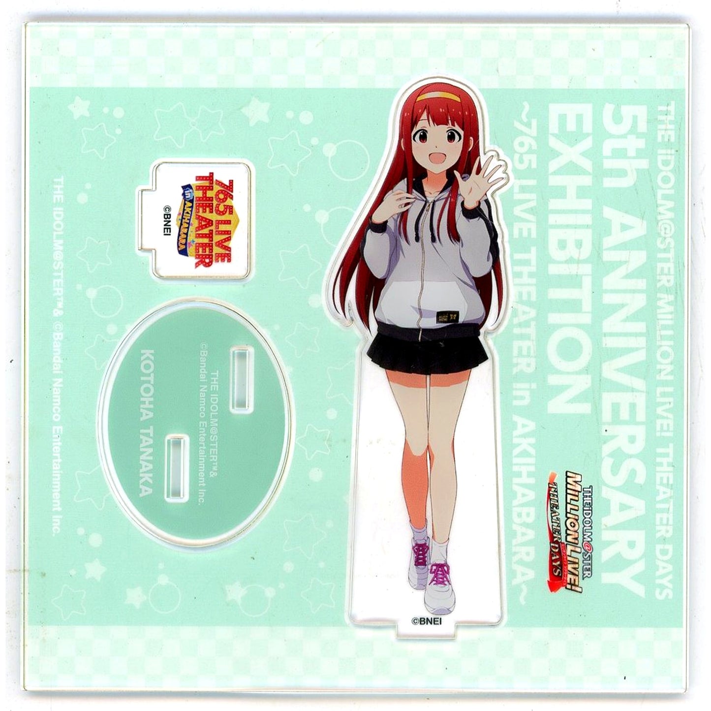 Kotoha Tanaka The Idolmaster Million Live! Theater Days Official Acrylic Stand 5th Anniversary Exhibition 765 LIVE THEATER in Akihabara [USED]