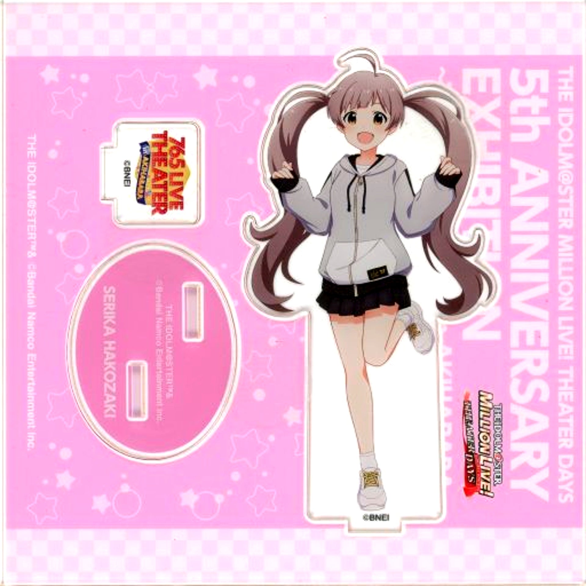 Serika Hakozaki The Idolm@ster Million Live! Theater Days Official Acrylic Stand 5th Anniv Exhibition 765 LIVE THEATER [USED]