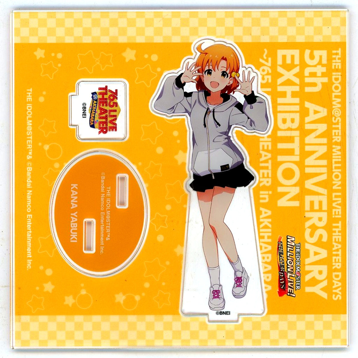 Kana Yabuki Official Acrylic Stand THE IDOLM@STER Million Live! Theater Days 5th Anniversary Exhibition 765 LIVE THEATER in Akihabara [USED]