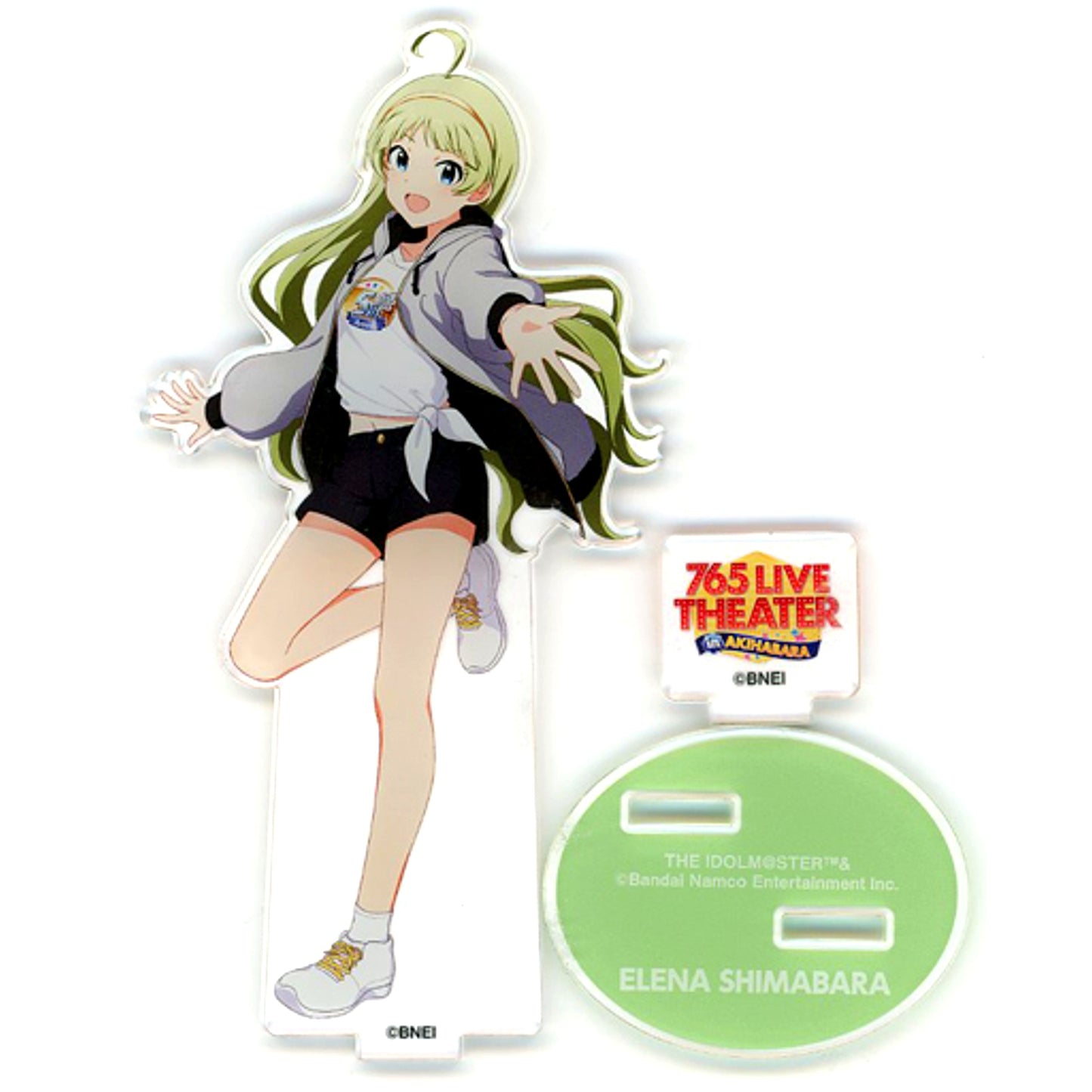 Elena Shimabara THE IDOLM@STER MILLION LIVE! THEATER DAYS Official Acrylic Stand 5th Anniversary Exhibition 765 LIVE THEATER in Akihabara [USED]