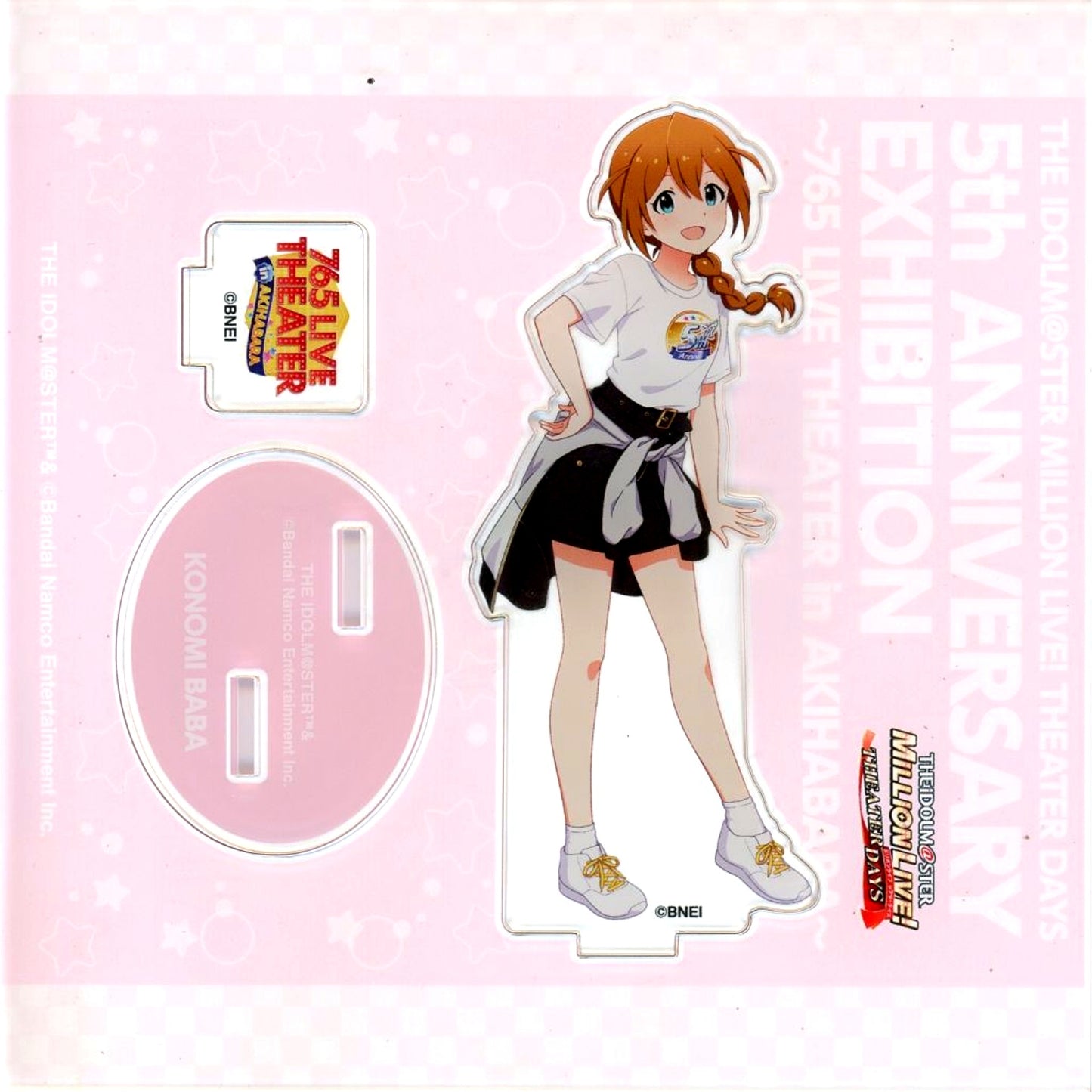 Konomi Baba The Idolm@ster Million Live! Theater Days Official Acrylic Stand 5th Anniv Exhibition 765 LIVE THEATER [USED]