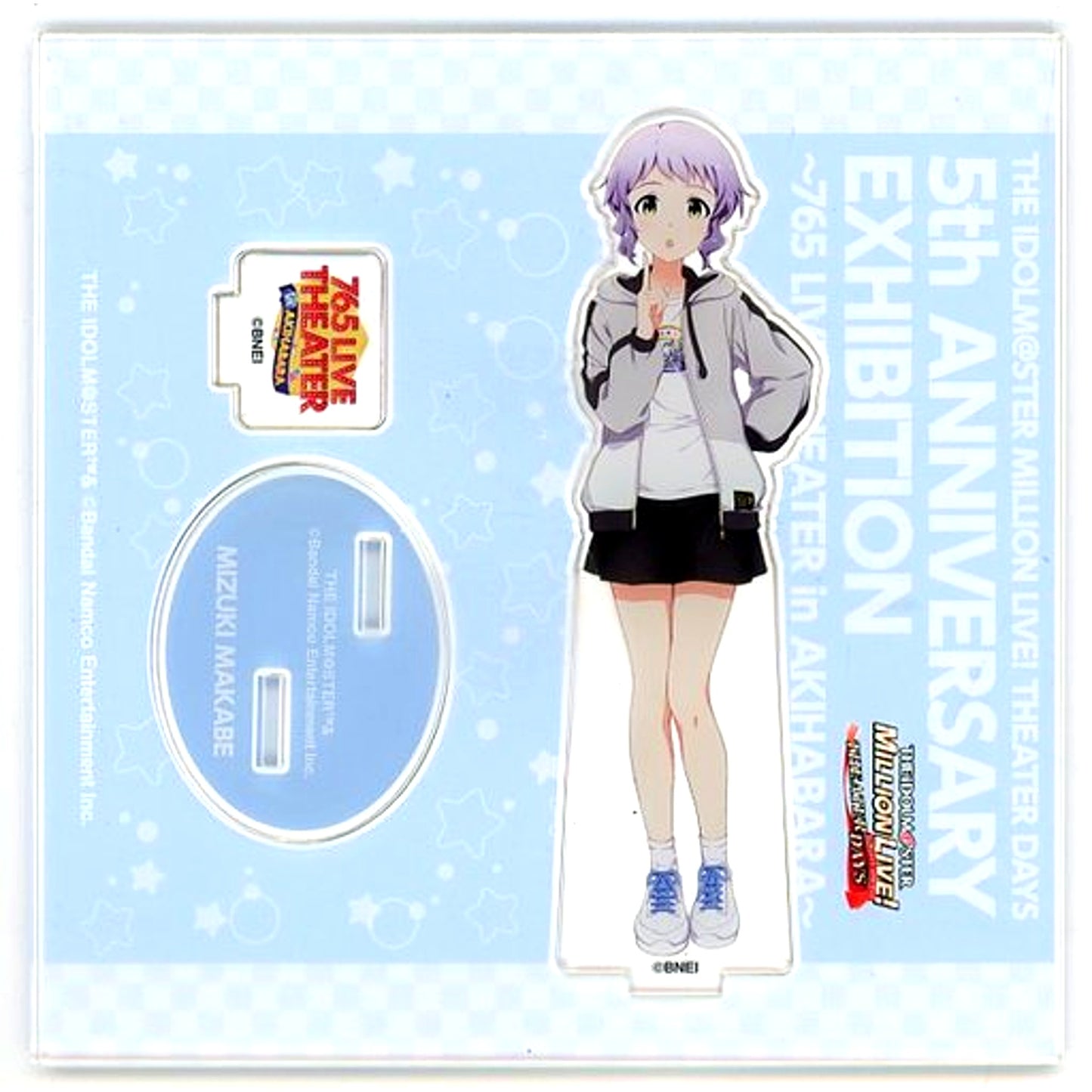 Mizuki Makabe The Idolm@ster Million Live! Theater Days Official Acrylic Stand 5th Anniv Exhibition 765 LIVE THEATER [USED]