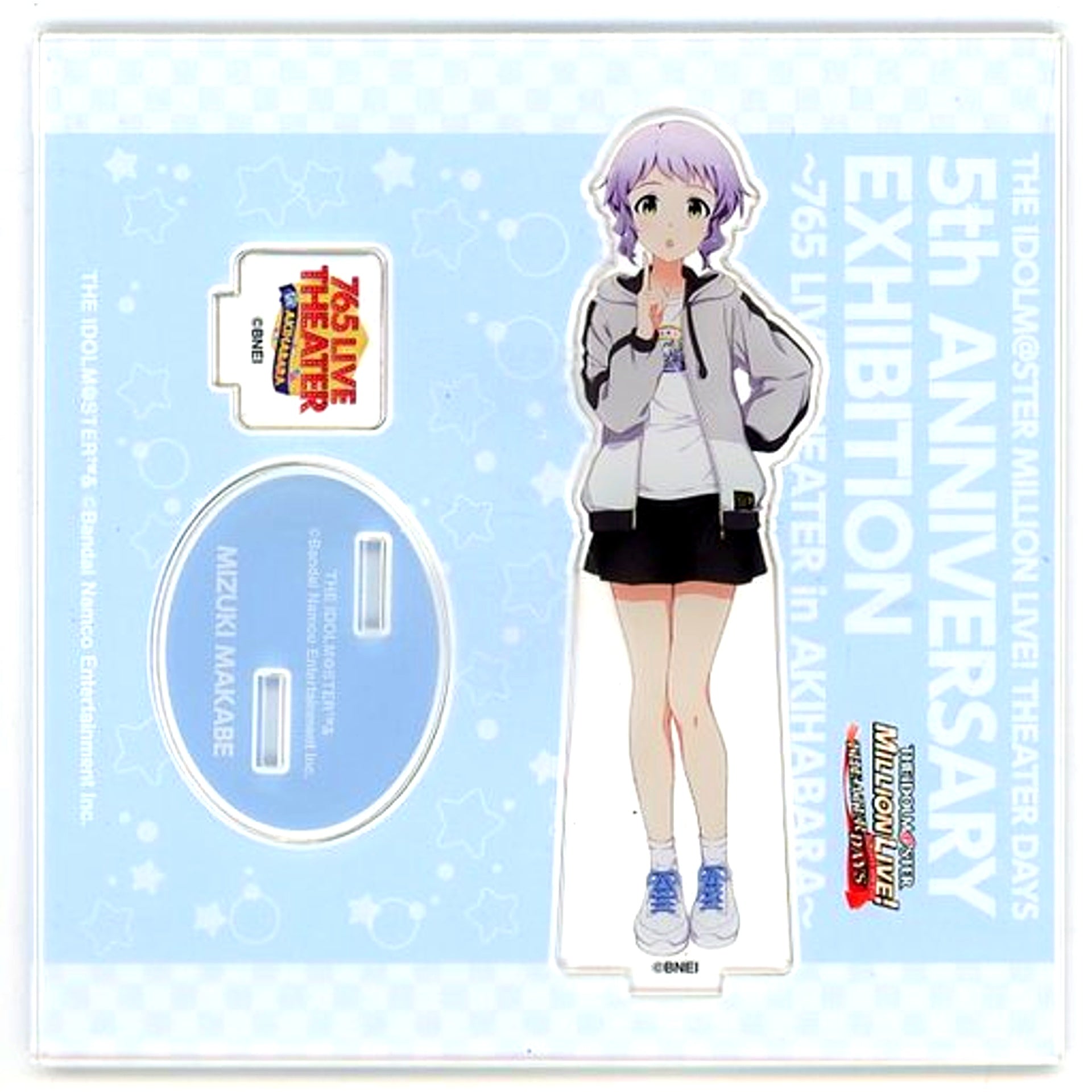 Mizuki Makabe The Idolm@ster Million Live! Theater Days Official Acrylic Stand 5th Anniv Exhibition 765 LIVE THEATER [USED]