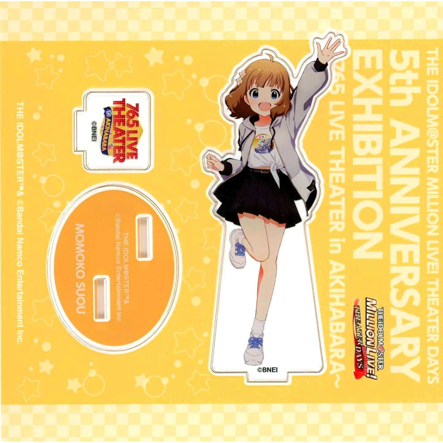 Momoko Suou THE IDOLM@STER Million Live! Theater Days Official Acrylic Stand 5th Anniversary Exhibition 765 LIVE THEATER in Akihabara [USED]