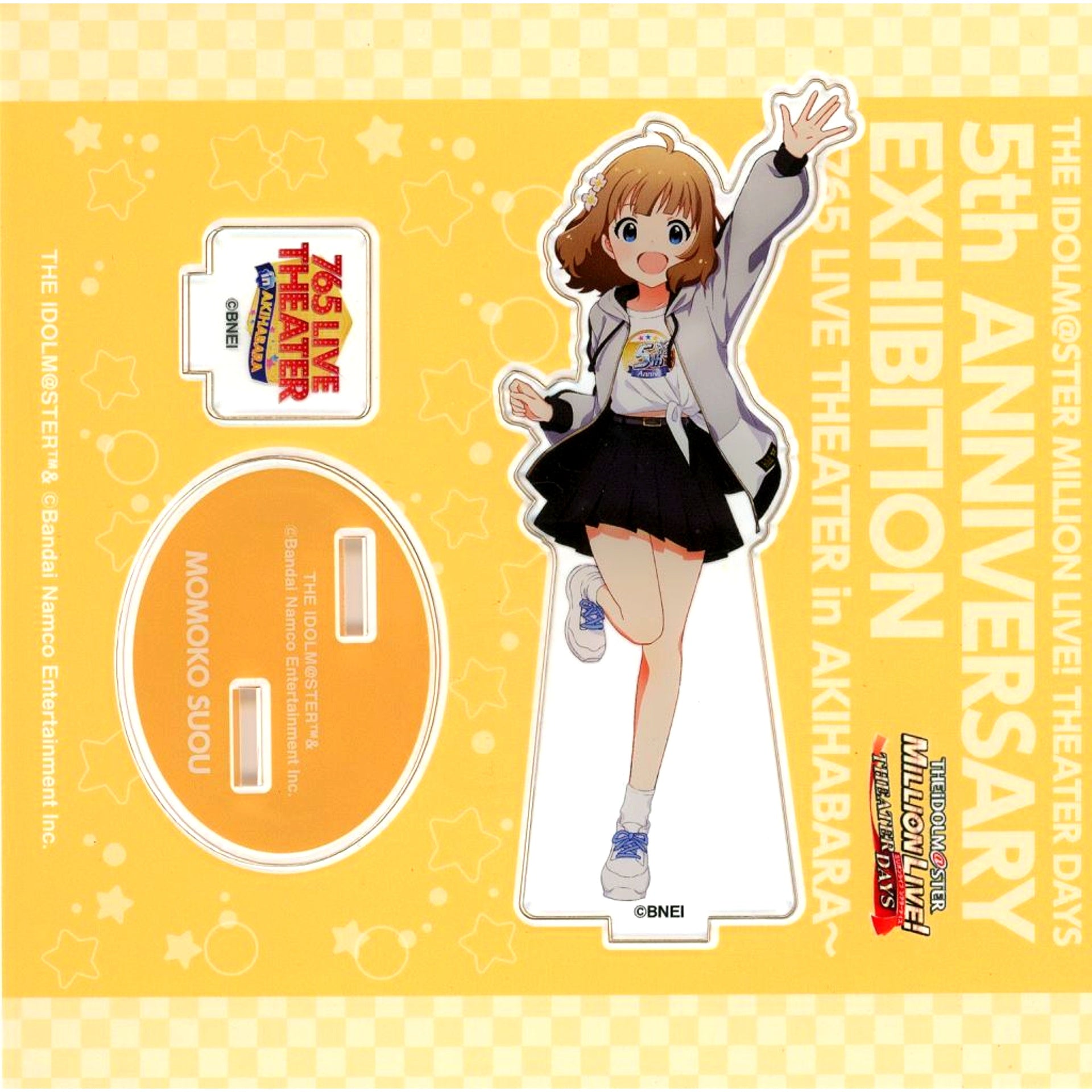 Momoko Suou THE IDOLM@STER Million Live! Theater Days Official Acrylic Stand 5th Anniversary Exhibition 765 LIVE THEATER in Akihabara [USED]