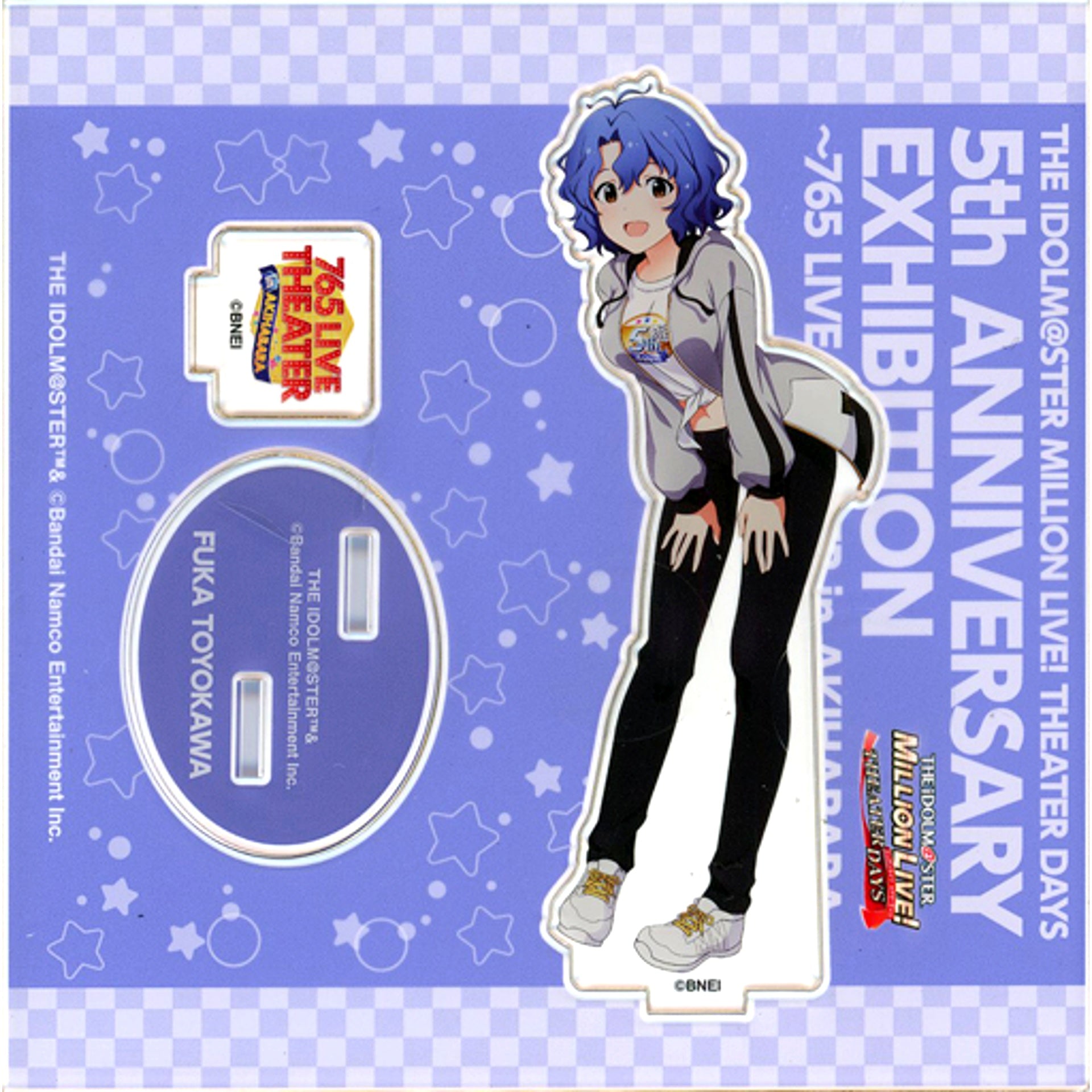 Fuka Toyokawa THE IDOLM@STER MILLION LIVE! THEATER DAYS Official Acrylic Stand 5th Anniversary Exhibition 765 LIVE THEATER in Akihabara [USED]