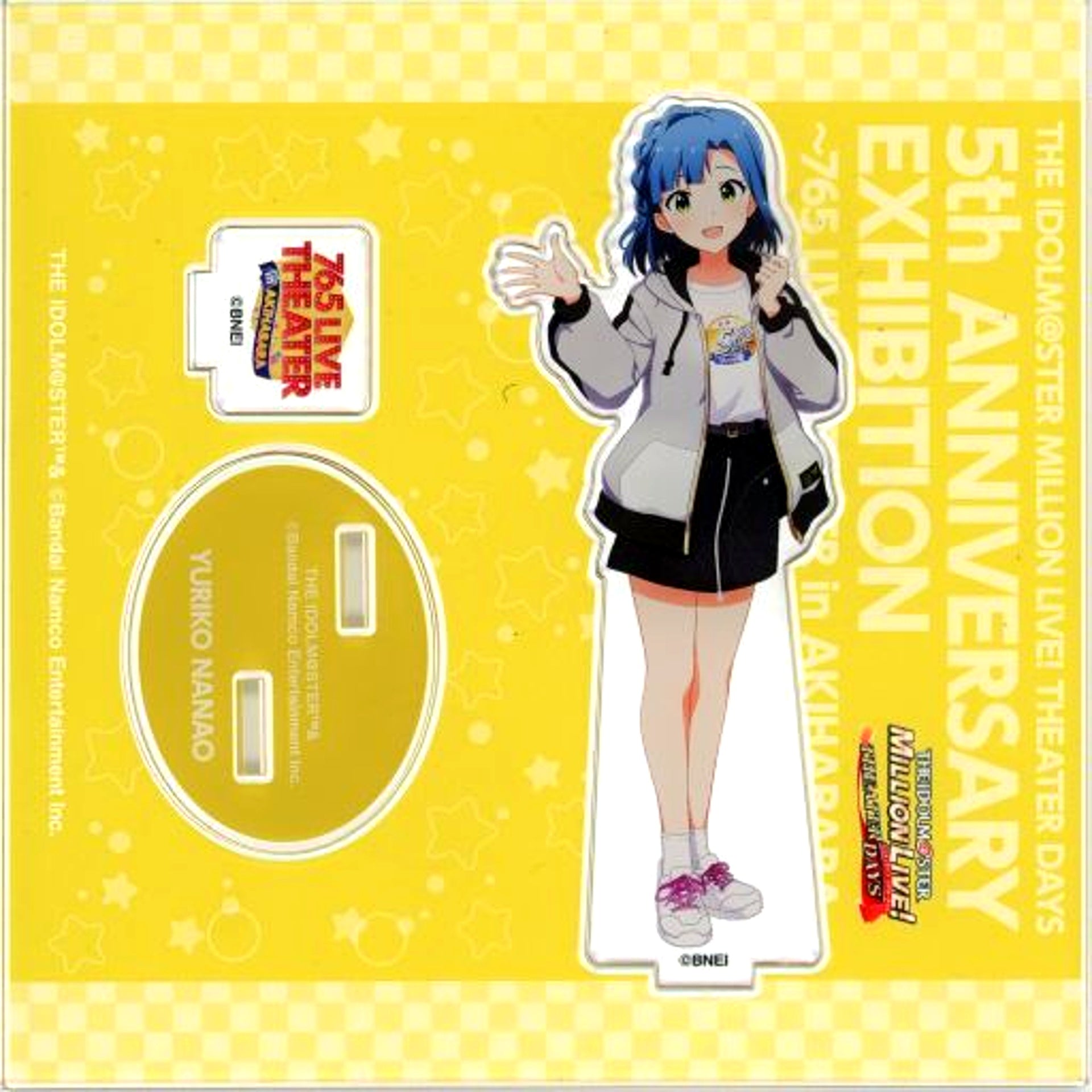 Yuriko Nanao THE IDOLM@STER MILLION LIVE! THEATER DAYS Official Acrylic Stand 5th Anniversary Exhibition 765 LIVE THEATER in Akihabara [USED]