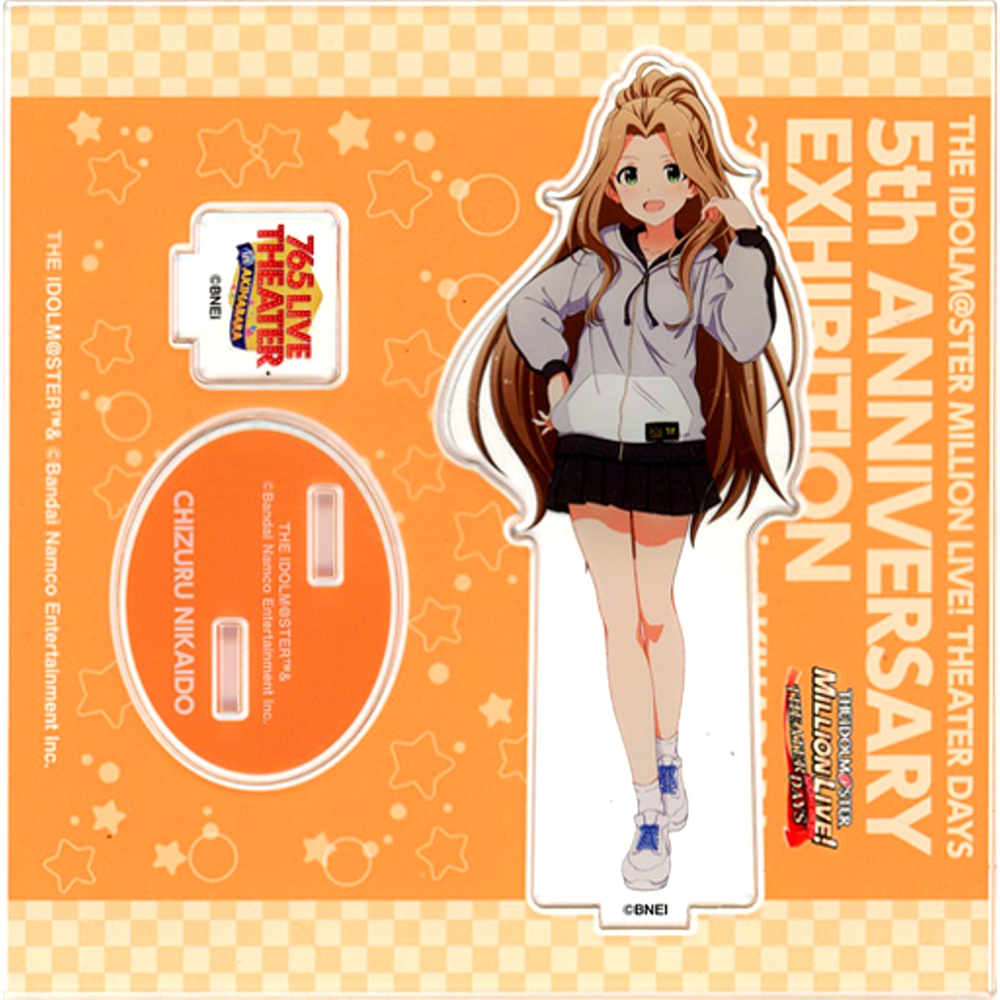 Chizuru Nikaido THE IDOLM@STER MILLION LIVE! THEATER DAYS Official Acrylic Stand 5th Anniversary Exhibition 765 LIVE THEATER in Akihabara [USED]