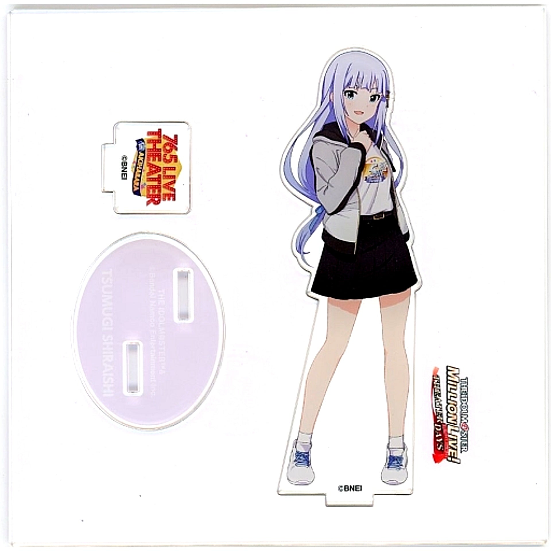 Tsumugi Shiraishi THE IDOLM@STER MILLION LIVE! THEATER DAYS Official Acrylic Stand 5th Anniversary Exhibition 765 LIVE THEATER in Akihabara [USED]