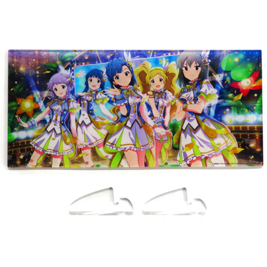 2nd Anniversary KV ver. THE IDOLM@STER MILLION LIVE! THEATER DAYS Official Clear Acrylic Art 5th Anniversary Exhibition 765 LIVE THEATER in Akihabara [USED]