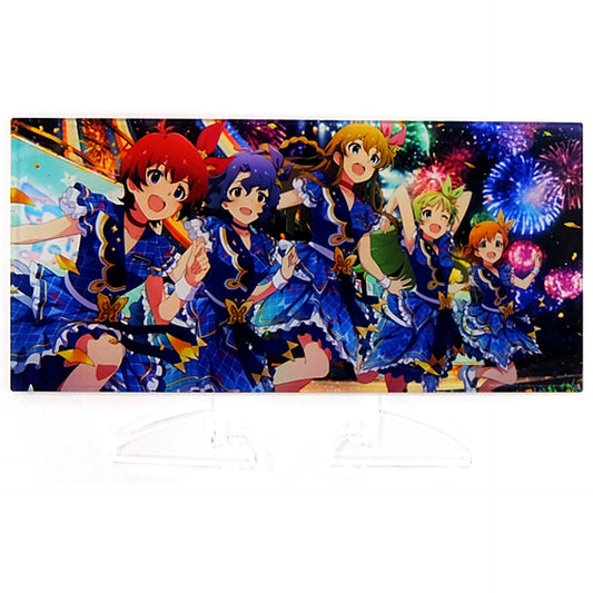 3rd Anniversary KV Ver. The Idolmaster Million Live! Theater Days 5th Anniversary Exhibition 765 LIVE THEATER in Akihabara Official Clear Acrylic Art [USED]