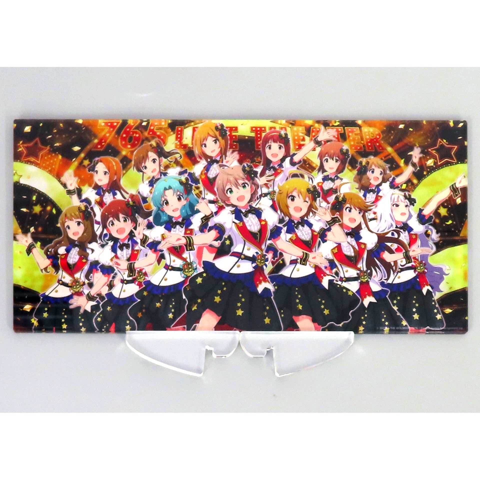 4th Anniversary KV ver. THE IDOLM@STER MILLION LIVE! THEATER DAYS Official Clear Acrylic Art 5th Anniversary Exhibition 765 LIVE THEATER in Akihabara [USED]