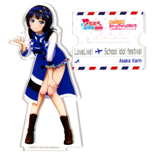 Karin Asaka Love Live! Series Nijigasaki High School Idol Club Memorial Acrylic Stand SIF Series Thanksgiving Festival 2022 [USED]