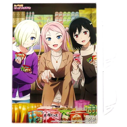 Shioriko Mifune & Mia Taylor & Lanzhu Zhong R3BIRTH Illustration B6 Acrylic Stand Bonus for Blu-ray Love Live! Nijigasaki High School Idol Club TV Anime Season 2 Rakuten Books [USED]