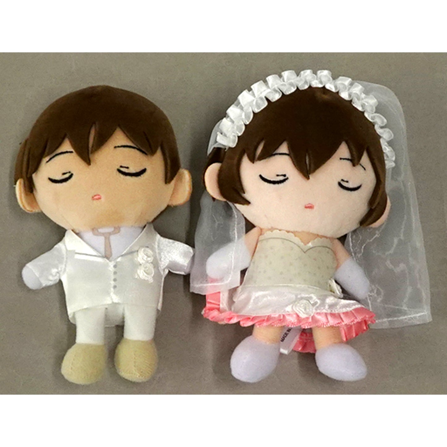 Wataru Takagi Miwako Sato Wedding Ver. Detective Conan Osuwari Plush Set [USED]