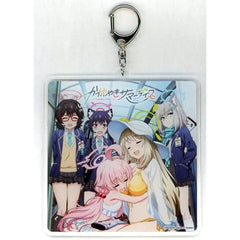 Blue Archive Eimi & Others Jacket Acrylic Keychain Official Shop Limited Bonus for Purchasing CD Kagayaki Summer Days Keychains [USED]