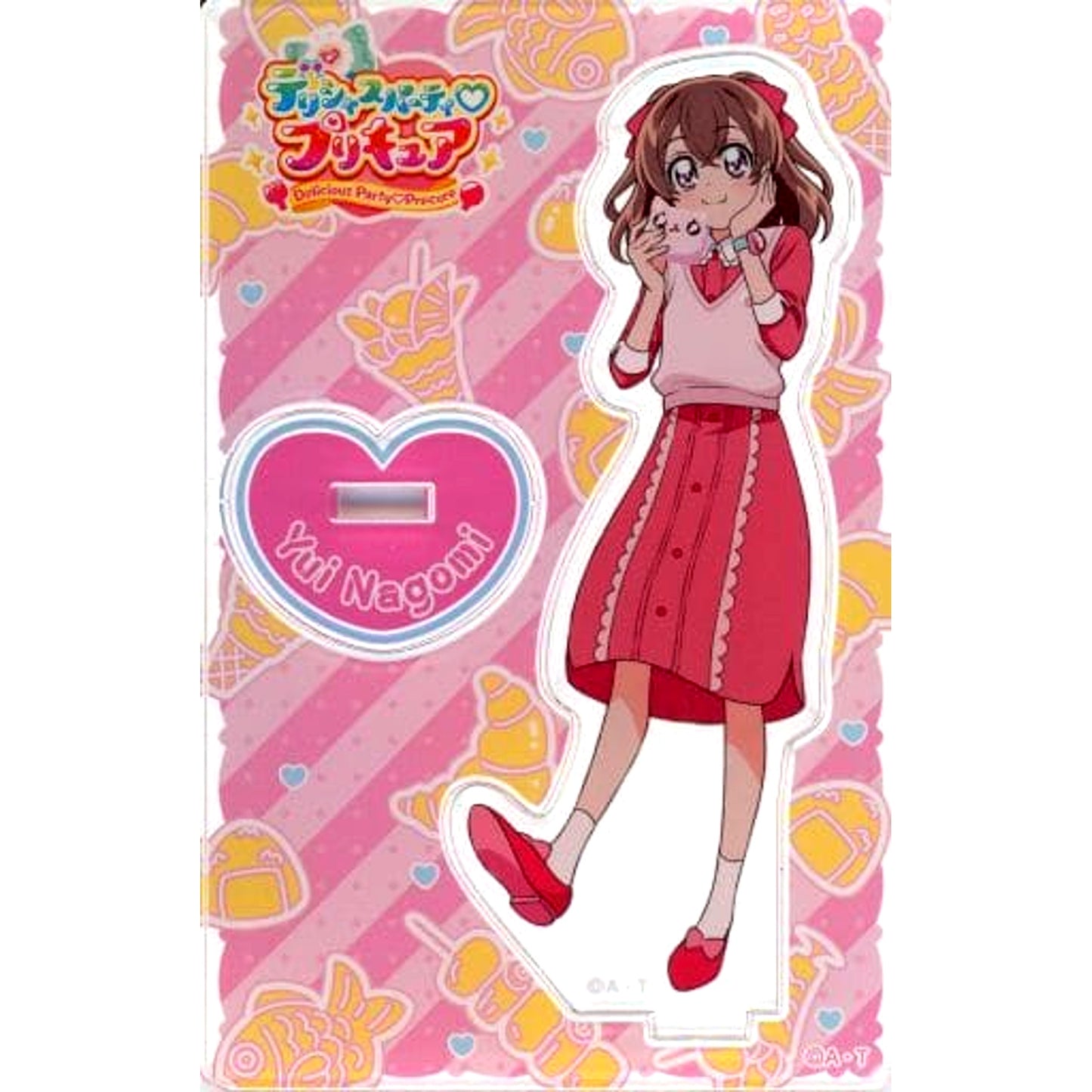 Yui Nagomi Delicious Party Pretty Cure Mini Acrylic Stand 1st Release [USED]