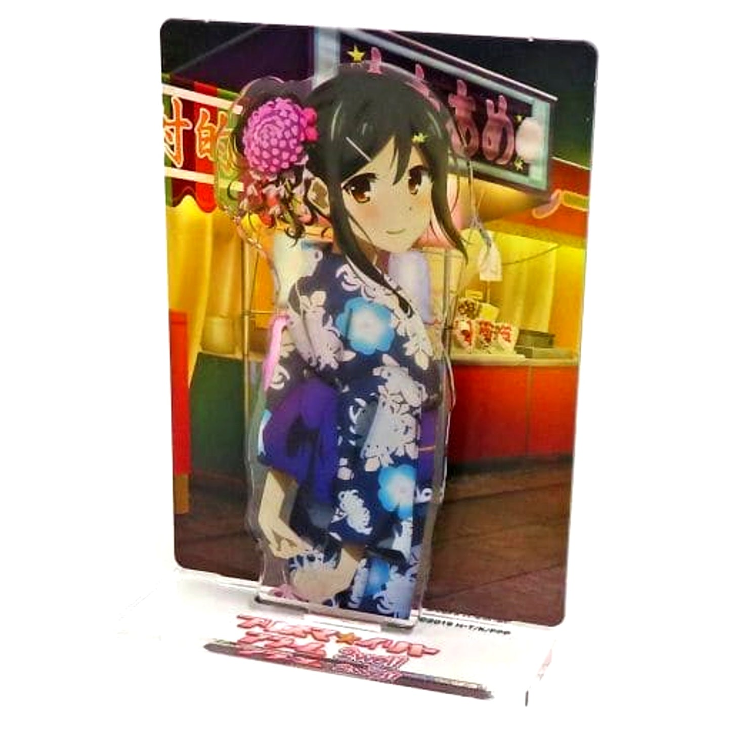 Miyu Edelfelt Fate/kaleid liner Prisma Illya Alarm 2wei! Web Kuji Prize C Background Acrylic Stand Yukata Ver. [USED]