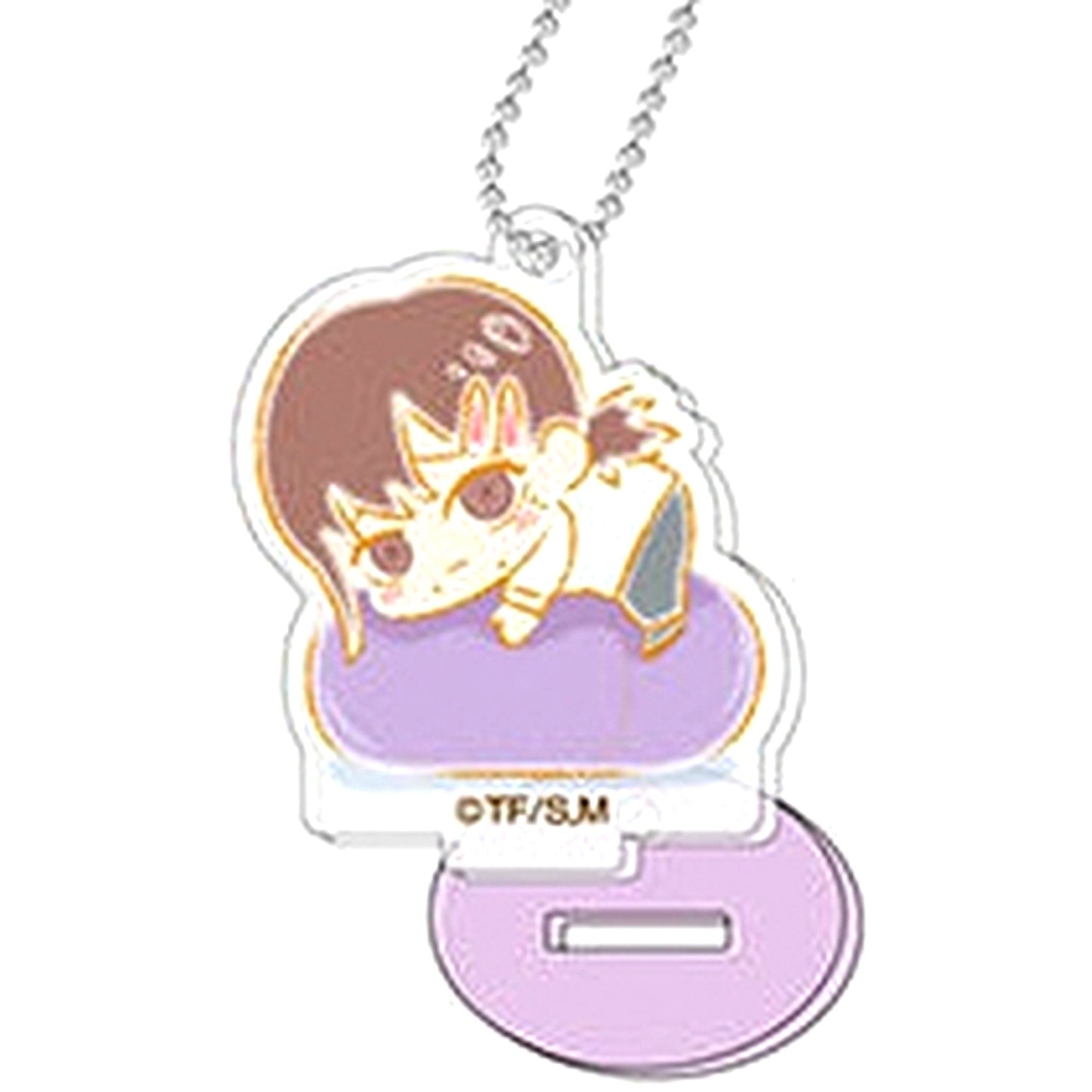 Kobeni Chainsaw Man Stand Mini Acrylic Keychain Hug Meets [USED]