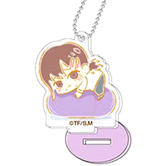 Kobeni Chainsaw Man Stand Mini Acrylic Keychain Hug Meets [USED]