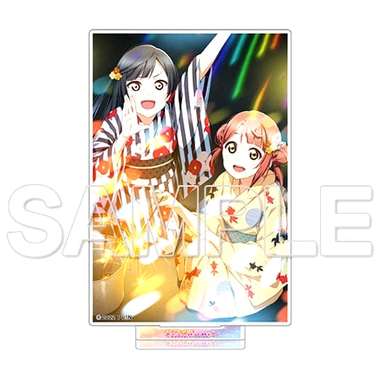 Setsuna Yuki & Ayumu Uehara Love Live! Nijigasaki High School Idol Club Trading Acrylic Stand 2 Sakasama Nijigasaki!? [USED]