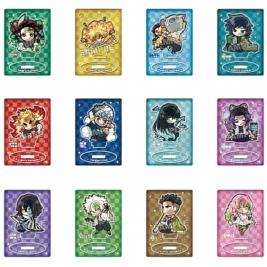 Tanjiro Kamado & Others Demon Slayer: Kimetsu no Yaiba All 12 Types Set Pita! Deformed Immersed in Hobbies Random Acrylic Stand [USED]