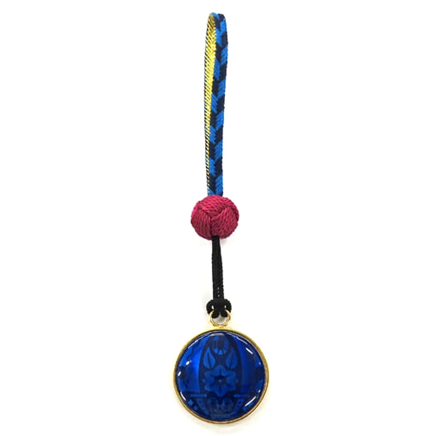 Demon Slayer: Kimetsu no Yaiba X Randen X Eigamura Tengen Uzui Kyoto Cloisonne Netsuke Strap Kyo no Oshigoto 3 Limited Keychains [USED]