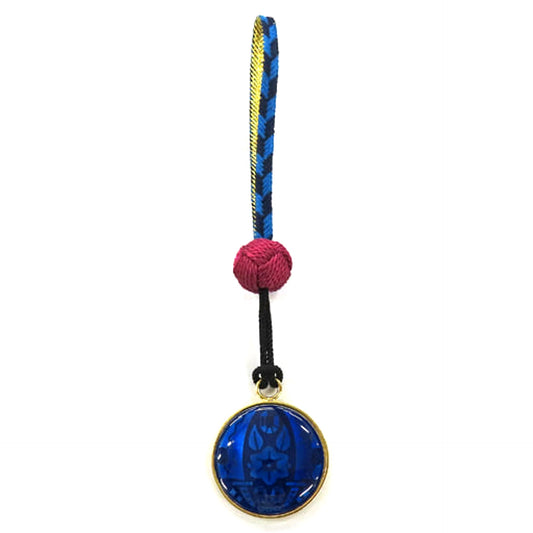 Demon Slayer: Kimetsu no Yaiba X Randen X Eigamura Tengen Uzui Kyoto Cloisonne Netsuke Strap Kyo no Oshigoto 3 Limited Keychains [USED]