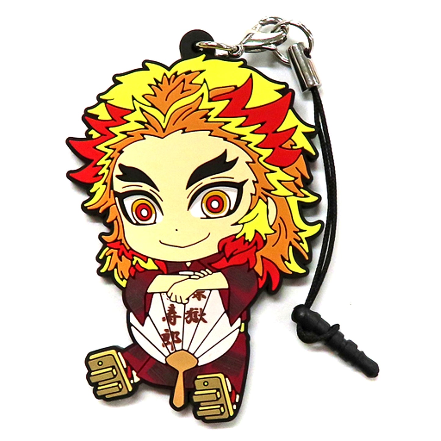 Kyojuro Rengoku Demon Slayer x Randen x Eigamura Kyo no Oshigoto 3 Petanko Rubber Strap Summer Festival Ver. Vol. 2 [USED]