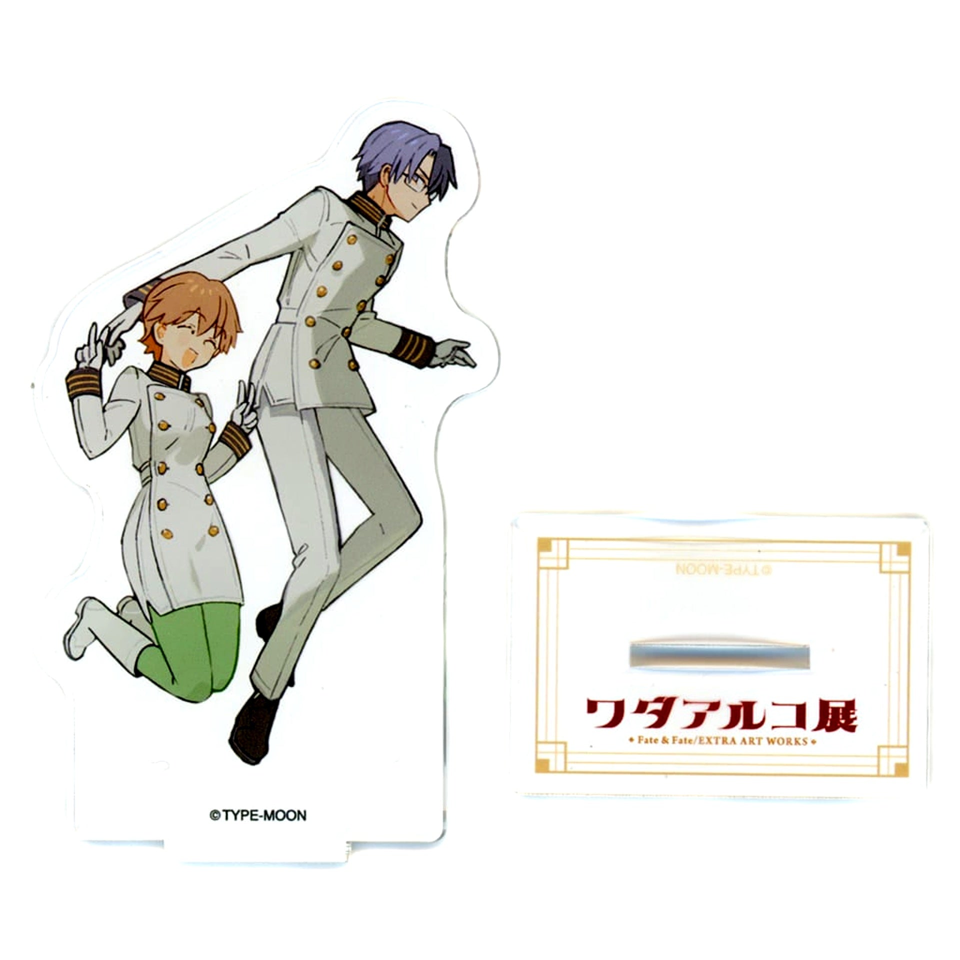 Taiga Fujimura and Issei Ryuudou Wada Arco Exhibition Fate and Fate/EXTRA ART WORKS Main Visual Acrylic Mascot [USED]