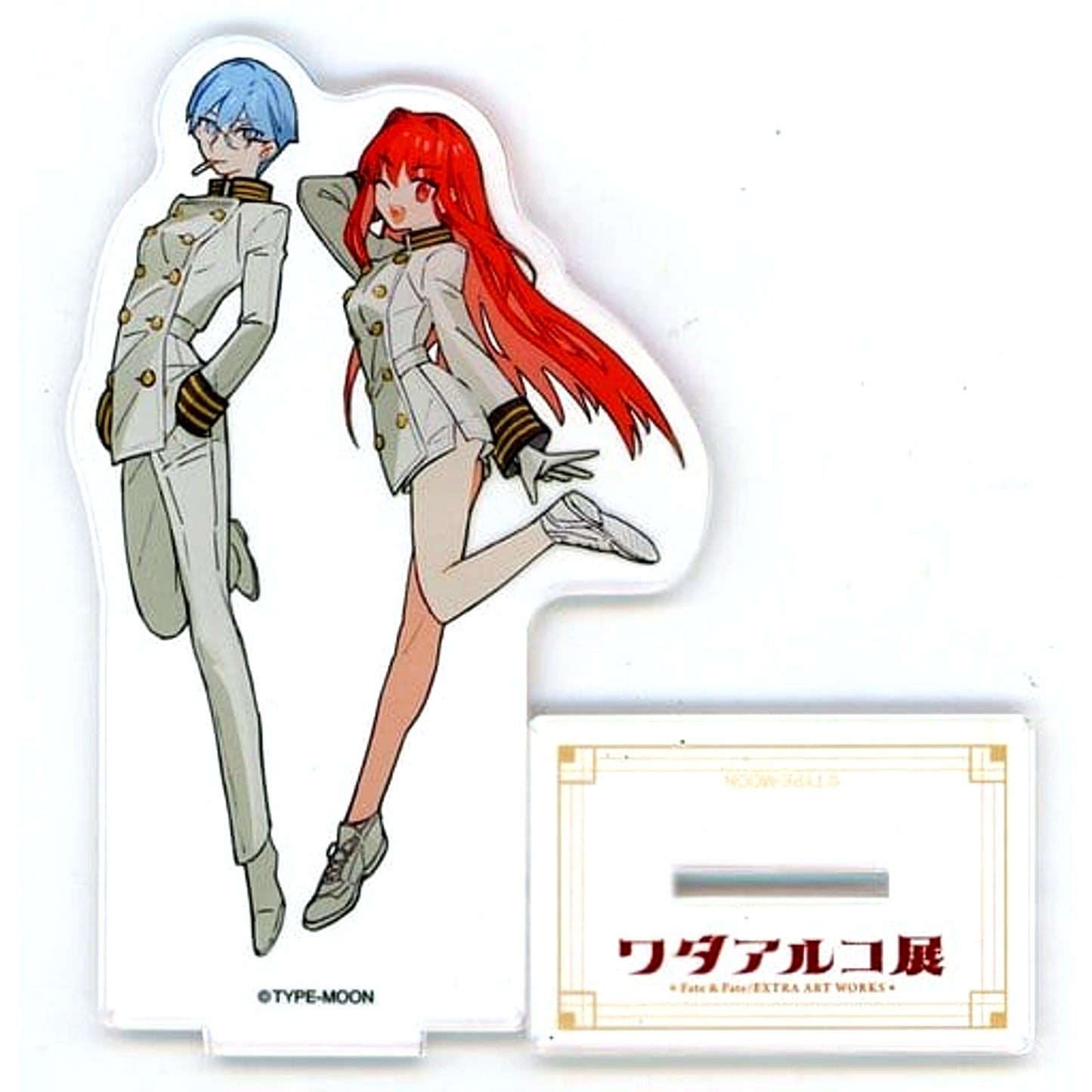 Touko Aozaki and Aoko Aozaki Wada Arco Exhibition Fate and Fate/EXTRA ART WORKS Main Visual Acrylic Mascot [USED]