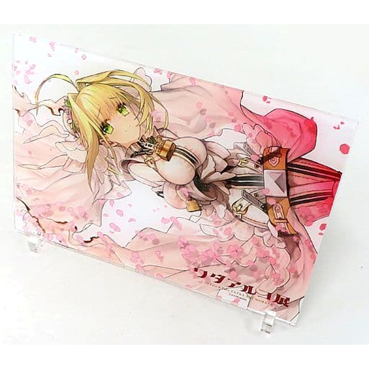 Fate/Extra Nero Claudius Restrained Bride Outfit Acrylic Board Wada Arco Exhibition Fate & Fate/Extra Art Works Osaka Venue Exclusive Acrylic Item [USED]