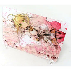 Fate/Extra Nero Claudius Restrained Bride Outfit Acrylic Board Wada Arco Exhibition Fate & Fate/Extra Art Works Osaka Venue Exclusive Acrylic Item [USED]