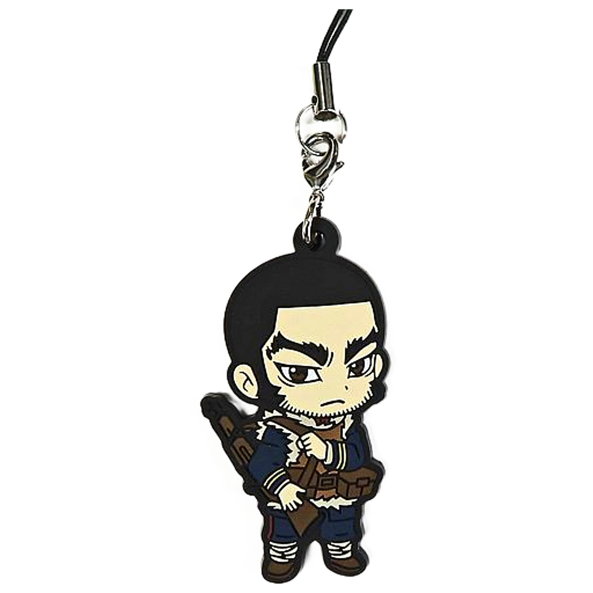 Genjiro Tanigaki Golden Kamuy Rubber Strap Collection Vol.1 Key Chain [USED]