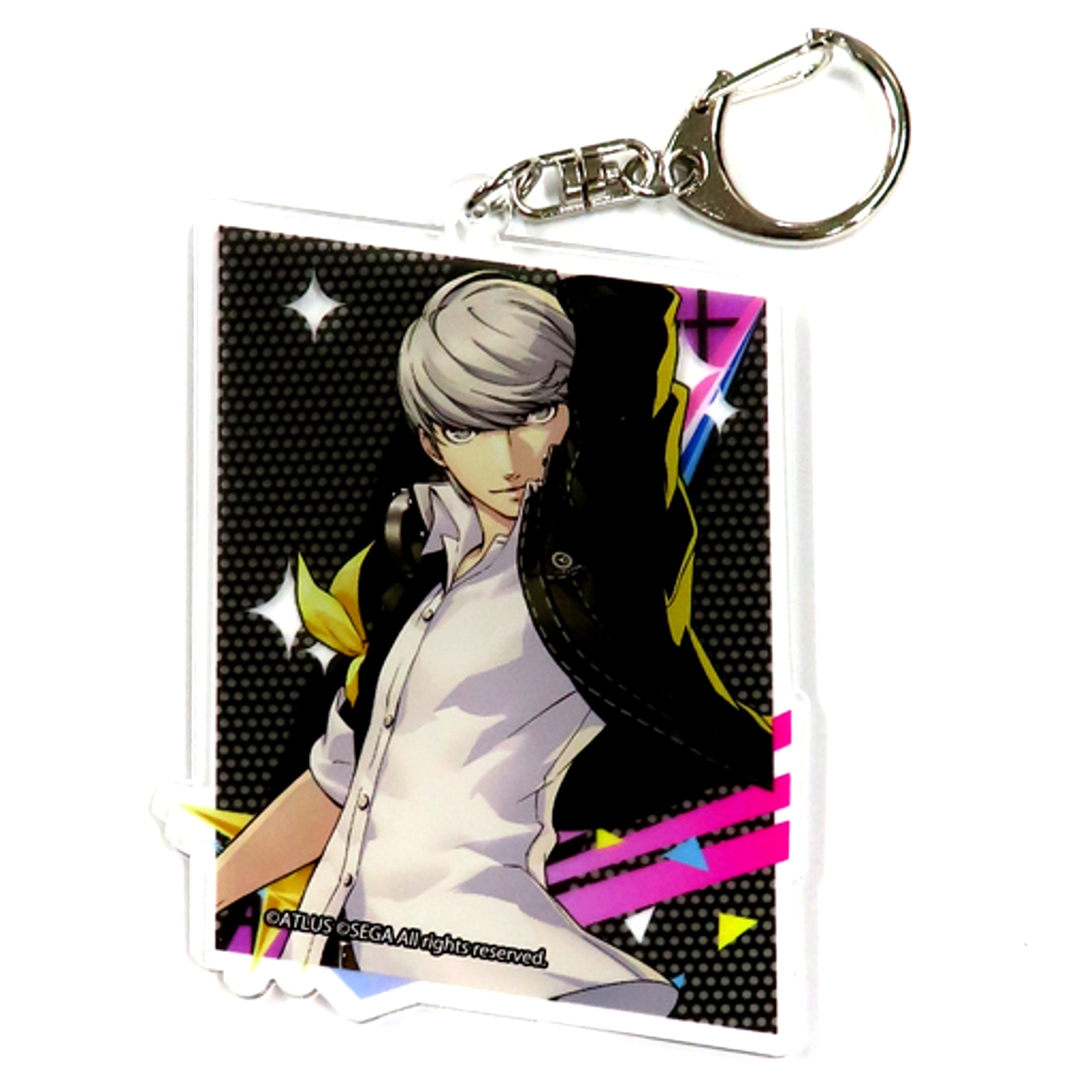 Protagonist Acrylic Keychain Persona 4 Dancing All Night Marui Palace PERSONA LIMITED SHOP Limited [USED]