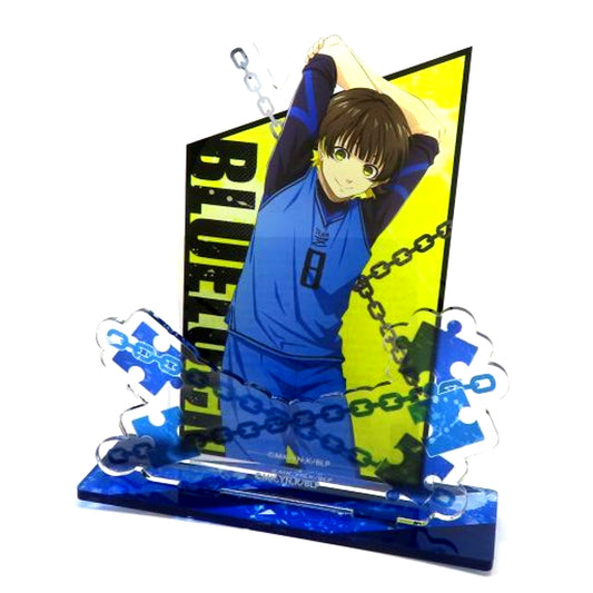Meguru Bachira Chains Acrylic Stand Blue Lock POP UP STORE [USED]