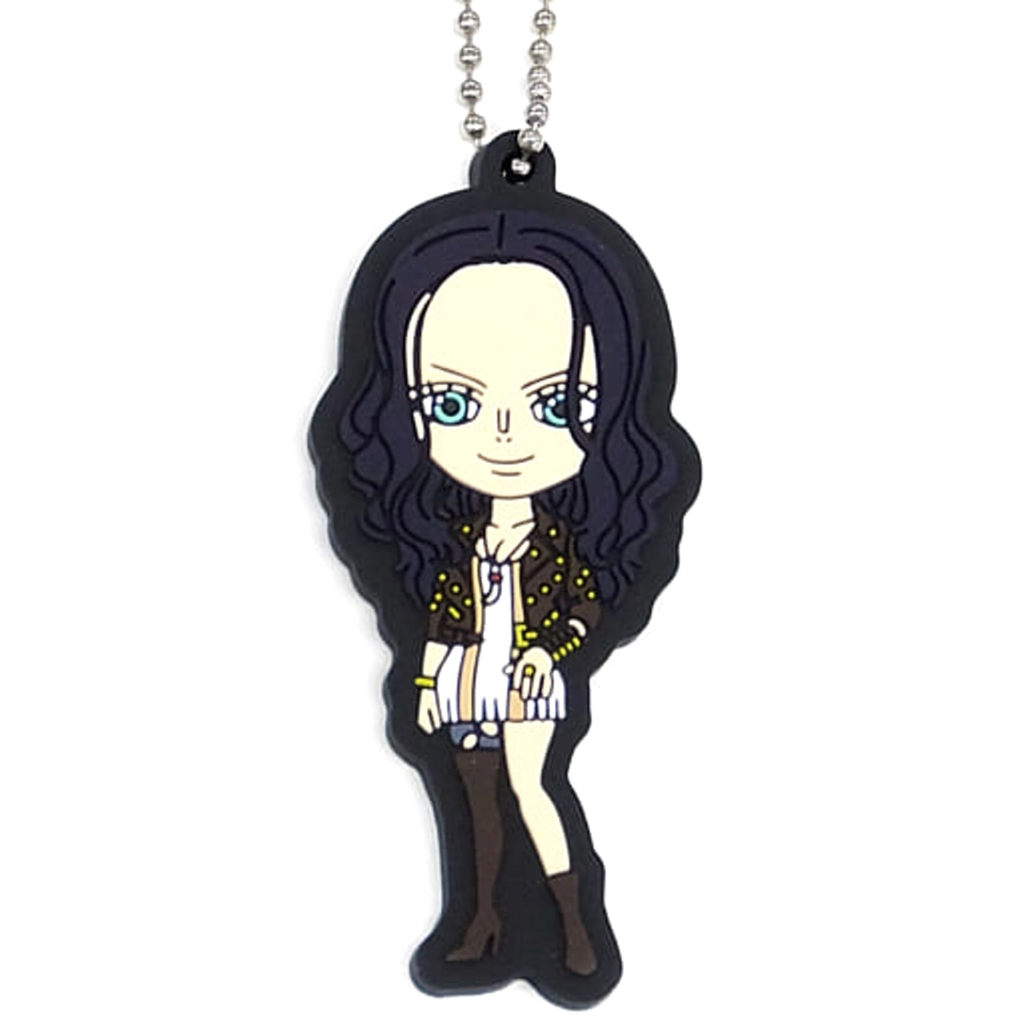 One Piece Film Red Nico Robin Ichiban Kuji More Beat Rubber Mascot Prize I Keychains [USED]