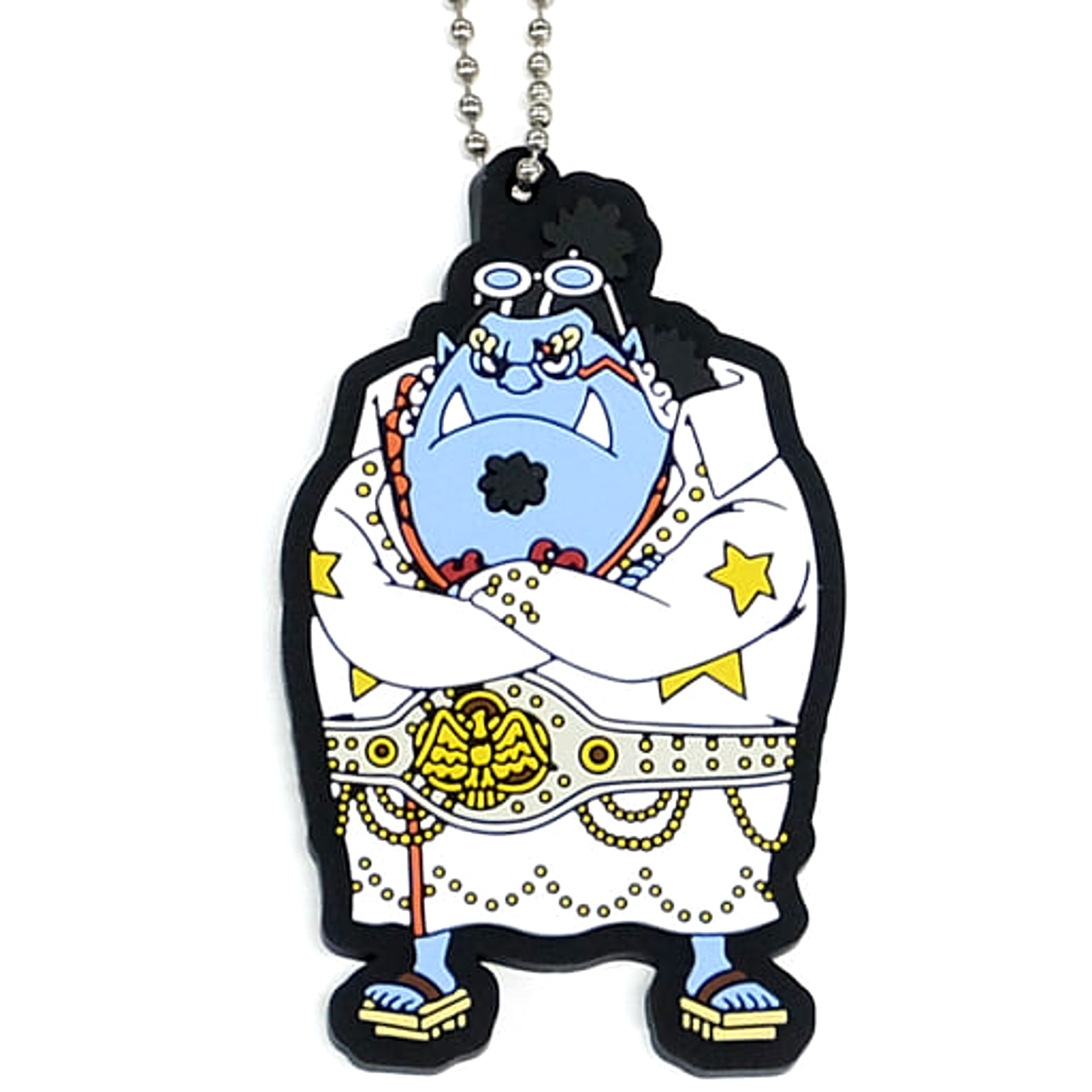 One Piece Film Red Jinbe Ichiban Kuji More Beat Rubber Mascot Prize I Keychains [USED]