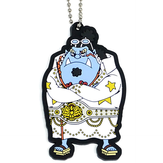 One Piece Film Red Jinbe Ichiban Kuji More Beat Rubber Mascot Prize I Keychains [USED]