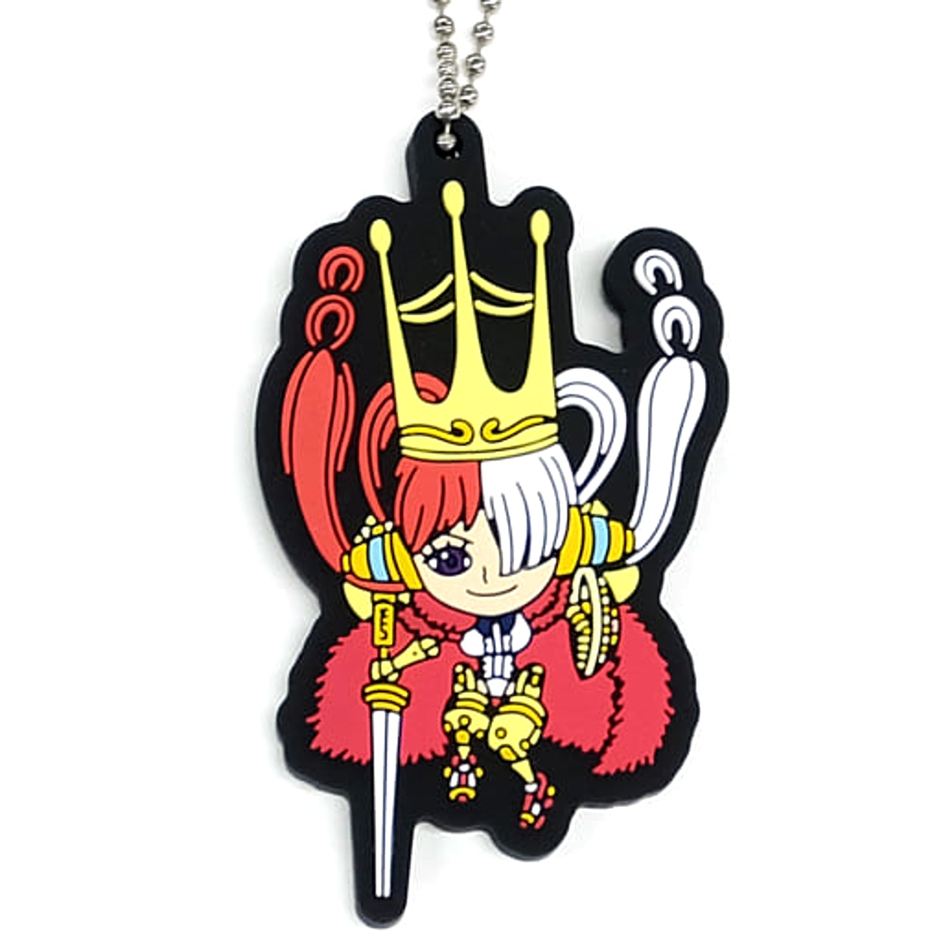 One Piece Film Red Uta Crown Ichiban Kuji More Beat Rubber Mascot Prize I Keychains [USED]