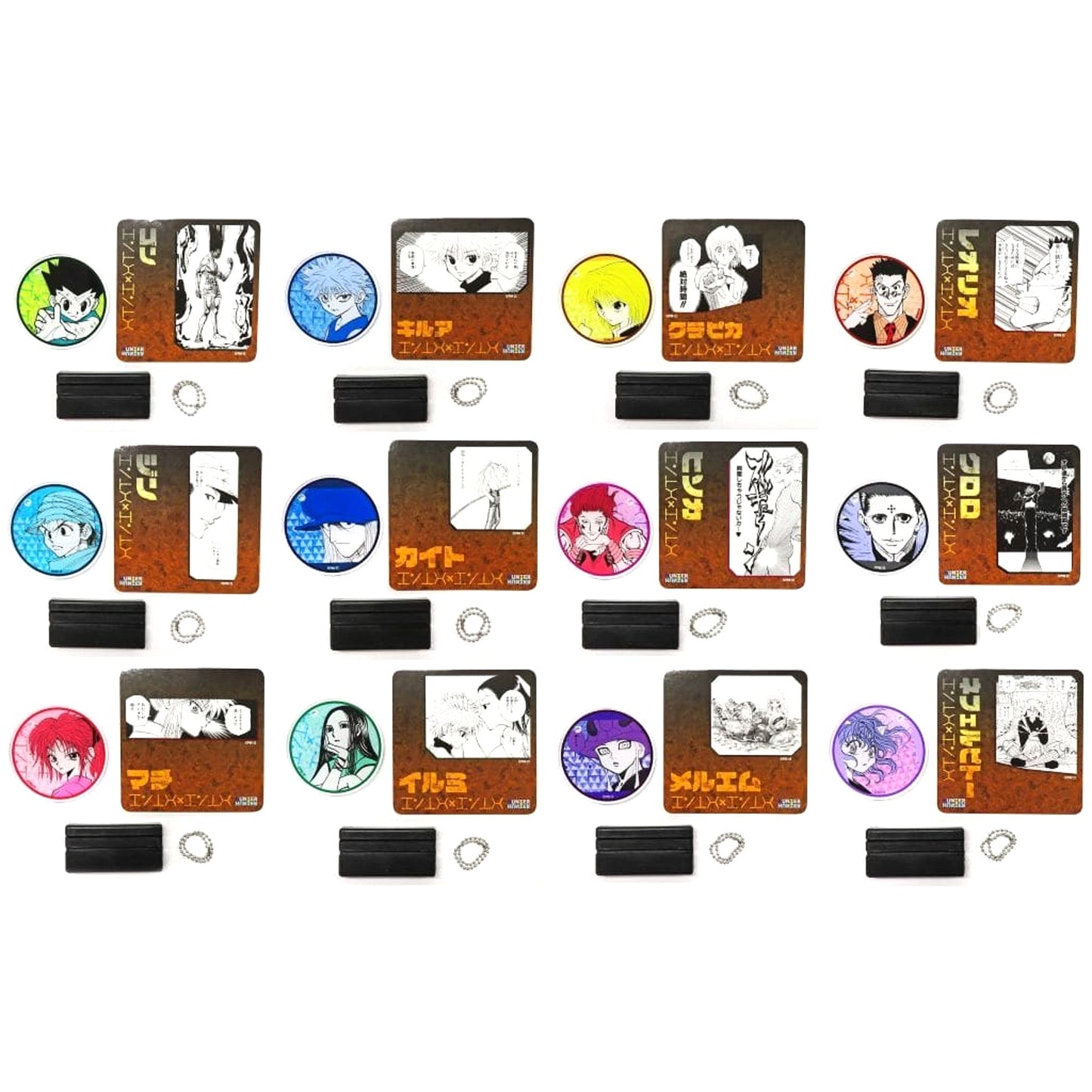 Hunter x Hunter Gon Freecss & Others All 12 Types Set Famous Scene Diorama Collection Yoshihiro Togashi Exhibition Puzzle Limited Acrylic Item [USED]