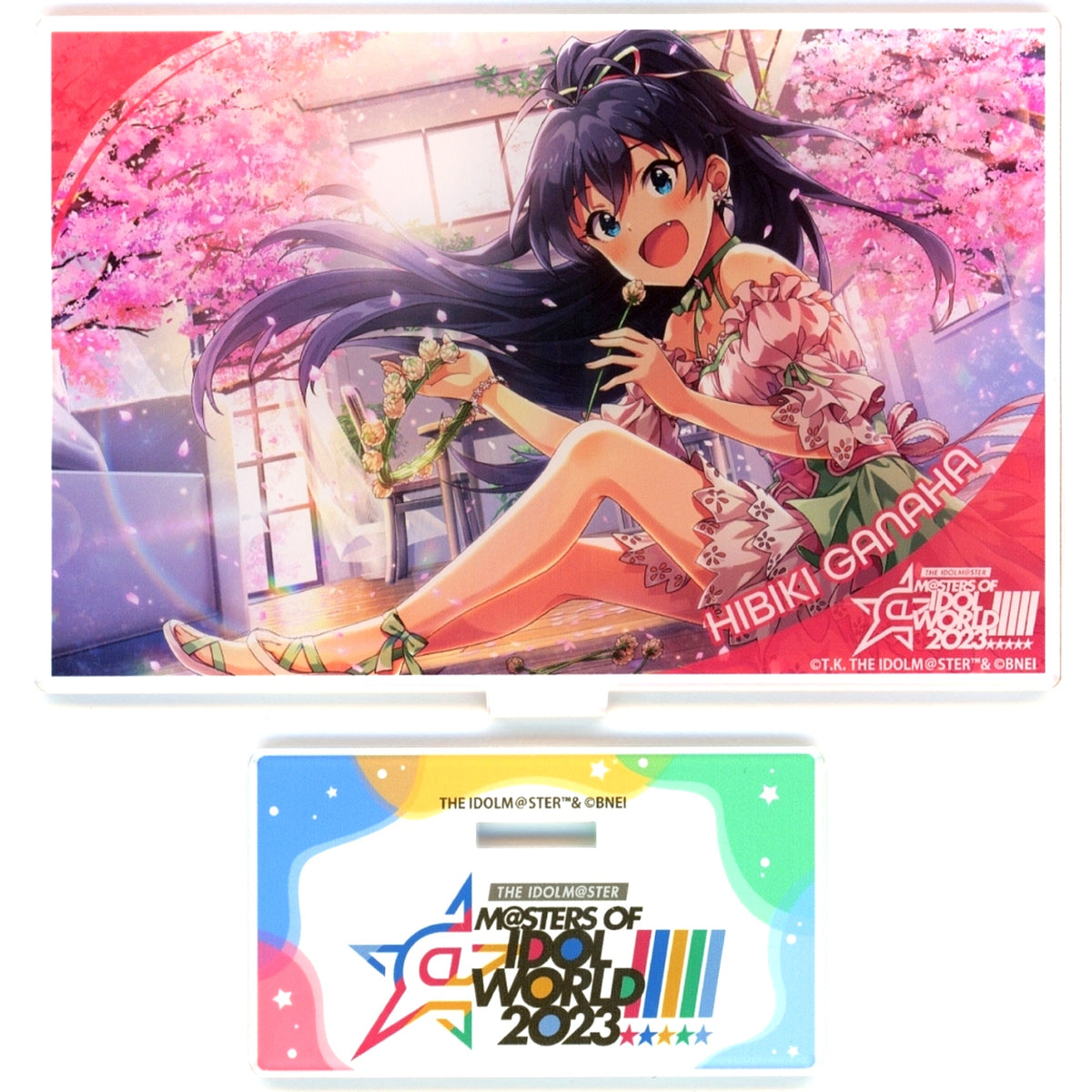 Hibiki Ganaha Official Acrylic Stand THE IDOLM@STER M@STERS OF IDOL WORLD!!!!! 2023 [USED]
