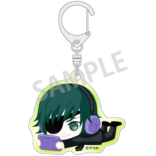 Himeno Chainsaw Man Trading Acrylic Keychain ENJOY MUSIC [USED]