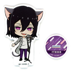 Fyodor D Bungo Stray Dogs x Karaoke Manekineko Trading Mini Acrylic Stand [USED]