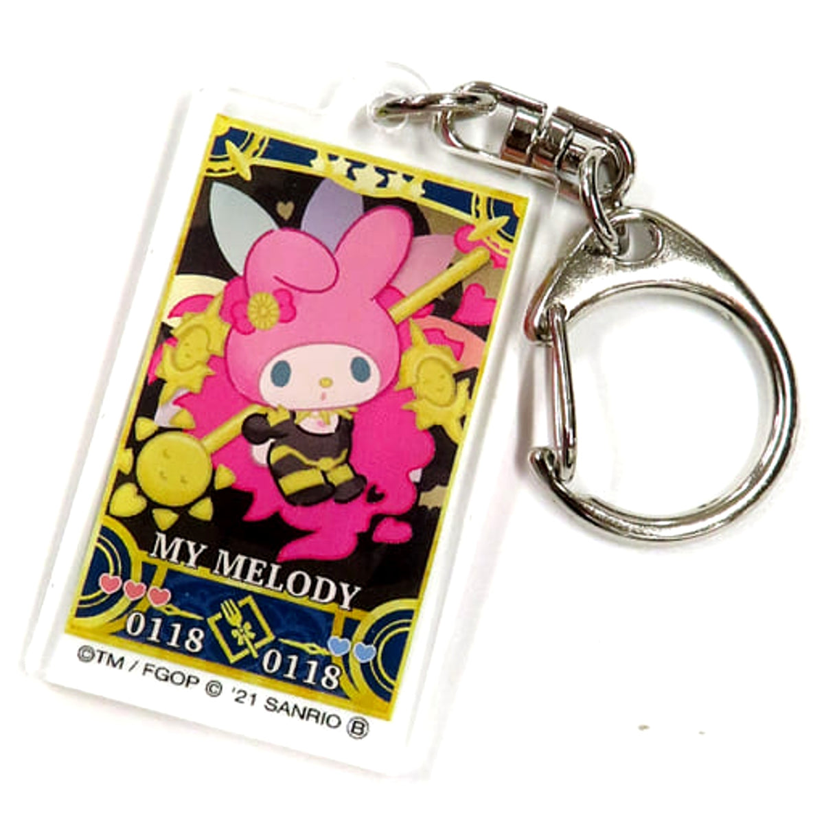 Fate/Grand Order X Sanrio Characters My Melody Karna Acrylic Keychain 01 Group B Keychains [USED]