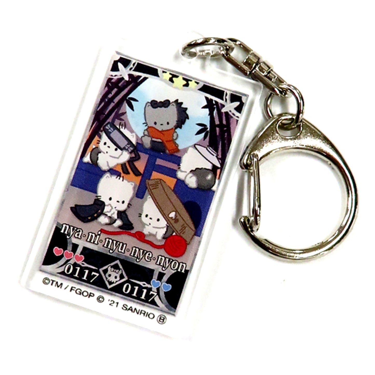 Nyanyinyunyenyon x Izo Okada Fate/Grand Order x Sanrio Characters Acrylic Keychain 01 Group B [USED]