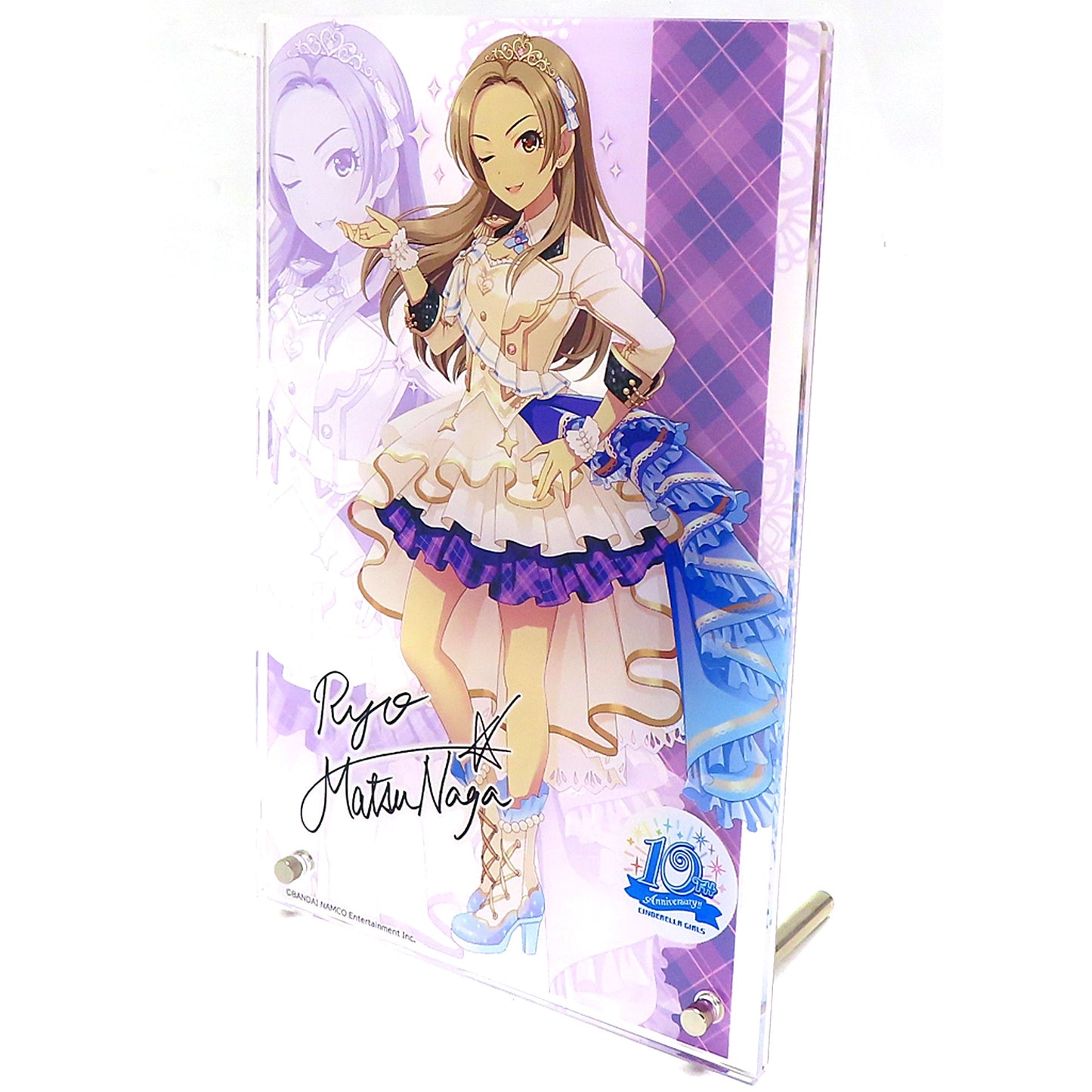 Ryo Matsunaga THE IDOLM@STER CINDERELLA GIRLS Acrylic Art Panel 10th Anniversary Costume [USED]